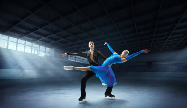 istock Figure skating couple 1087490110