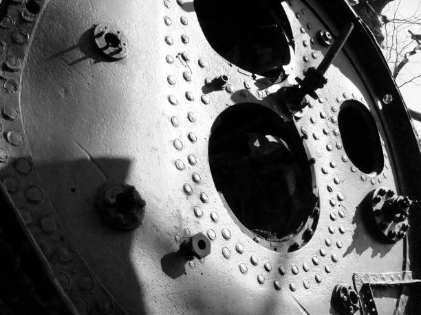istock Metal Background Black and White Photo. 1087498754