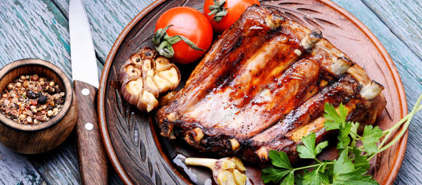 istock Tasty roasted ribs 1087501306