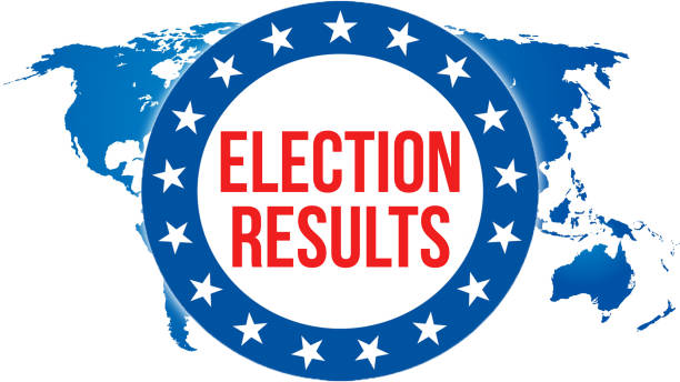 istock election results election on a World background, 3D rendering. World country map as political background concept. Voting, Freedom Democracy, election results concept. election results and Presidential election banner concept