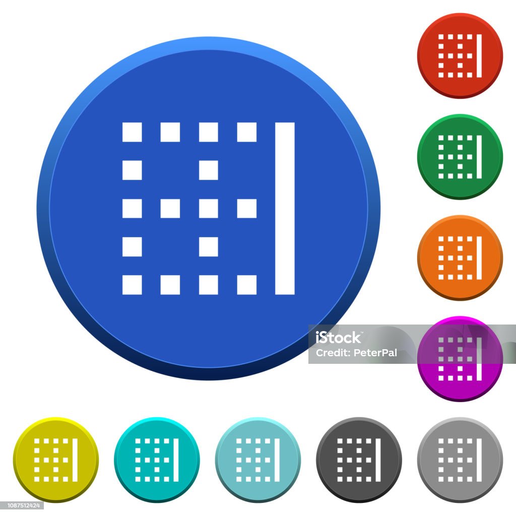 Border Line Button Right Border Beveled Buttons Stock Illustration - Download Image Now ...