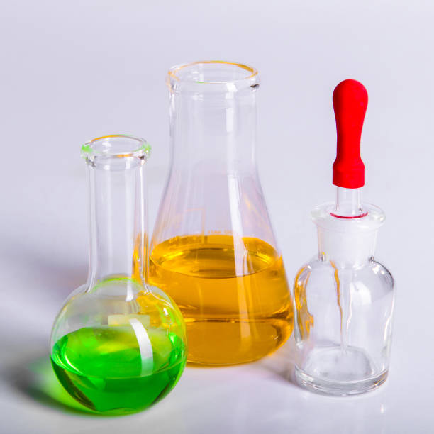 istock Science laboratory research and equipment chemistry experiment 1087512656