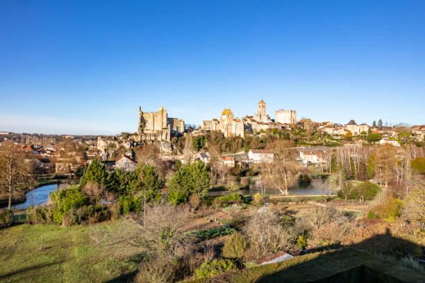 istock Winter in medieval city 1087512888