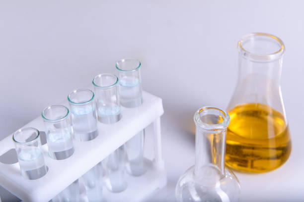istock Science laboratory research and equipment chemistry experiment 1087513052