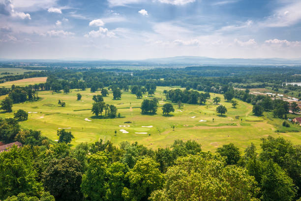 a golf course path