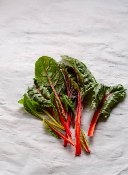 istock Bunch of young swiss chard 1087529184