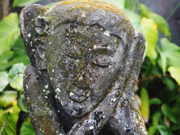 istock Zen statuette in a garden in Bali 1087530246