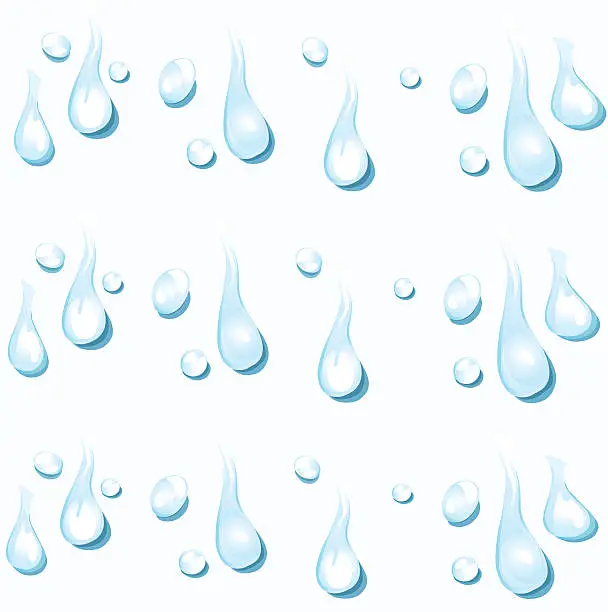 Vector illustration of Water Droplets