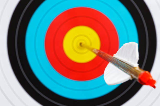 istock Hit with arrow to the center 1087538732