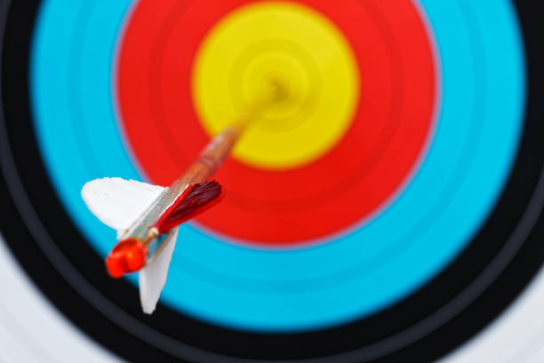 istock Hit with arrow to the center 1087538734