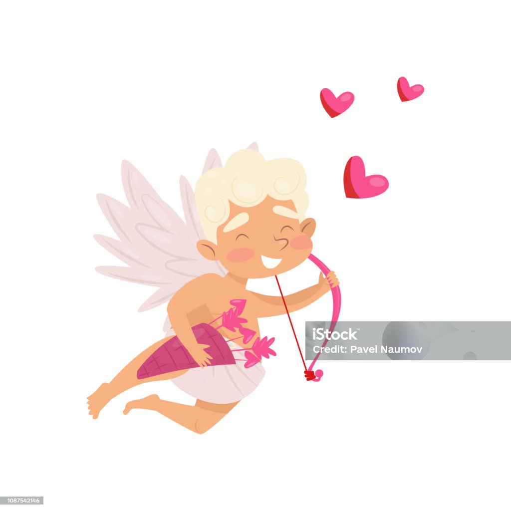 Thiên Thần Vui Vẻ Của Tình Yêu Trong Hành Động Bay Cupid Với Cung ...