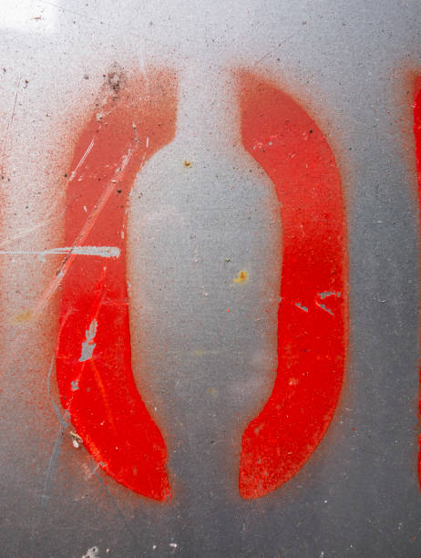 istock Written Wording in Distressed State Typography Found Number Zero 0 o 1087542750