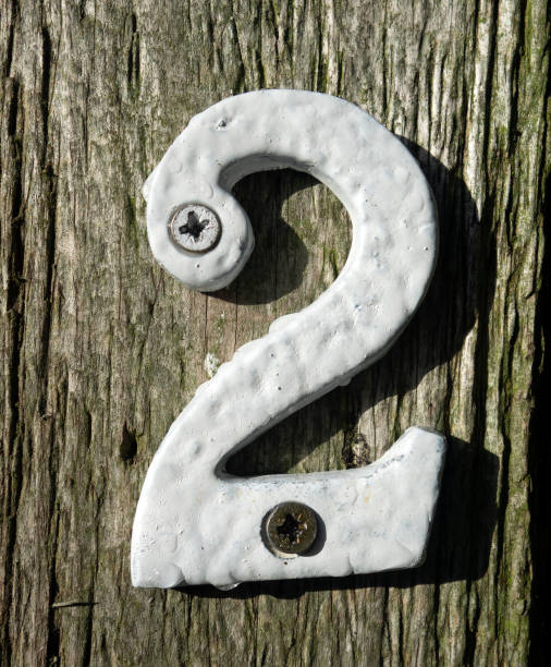 istock Written Wording in Distressed State Typography Found Number Two 1087542790