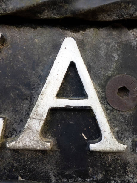 istock Written Wording in Distressed State Typography Found Letter A 1087553812