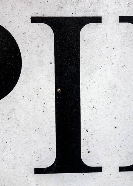 istock Written Wording in Distressed State Typography Found Letter I 1087553814
