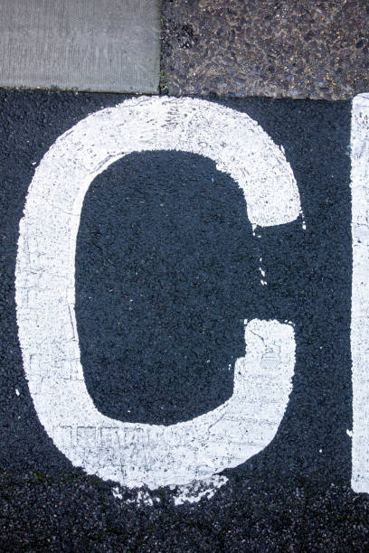 istock Written Wording in Distressed State Typography Found Letter C 1087555174