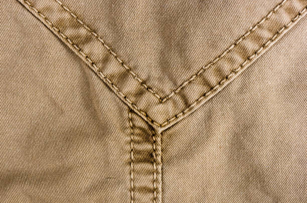 istock clothing items washed cotton fabric texture with seams 1087555244