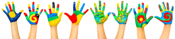 istock Many coloured children hands 1087566054