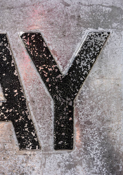 istock Written Wording in Distressed State Typography Found Letter Y 1087567862