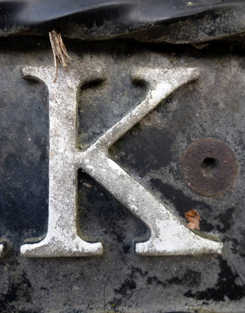 istock Written Wording in Distressed State Typography Found Letter K 1087568040