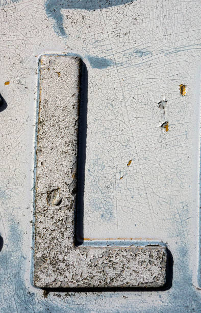 istock Written Wording in Distressed State Typography Found Letter L 1087568042