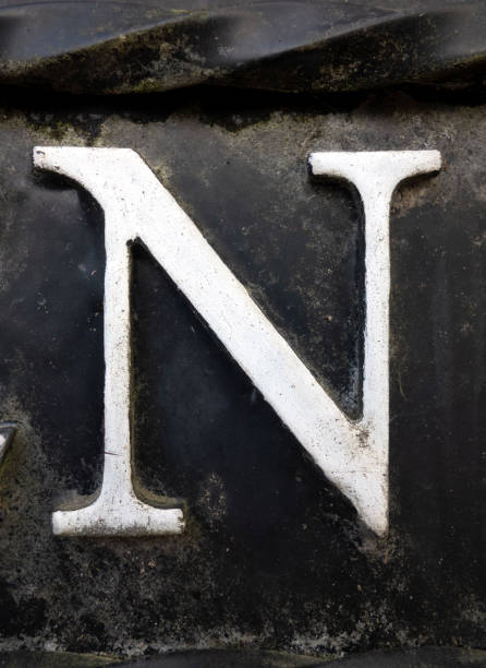 istock Written Wording in Distressed State Typography Found Letter N 1087568286