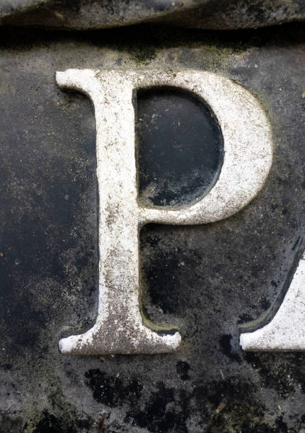 istock Written Wording in Distressed State Typography Found Letter P 1087568370