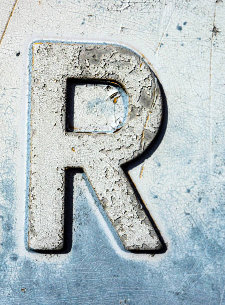 istock Written Wording in Distressed State Typography Found Letter R 1087570202