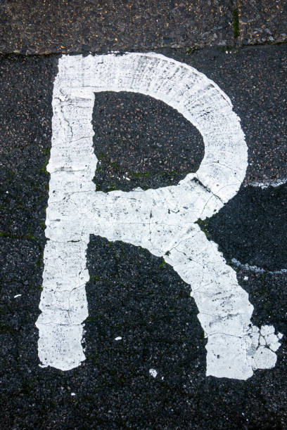 istock Written Wording in Distressed State Typography Found Letter R 1087570206