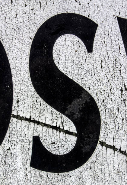 istock Written Wording in Distressed State Typography Found Letter S 1087570518