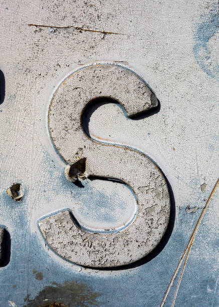 istock Written Wording in Distressed State Typography Found Letter S 1087570520