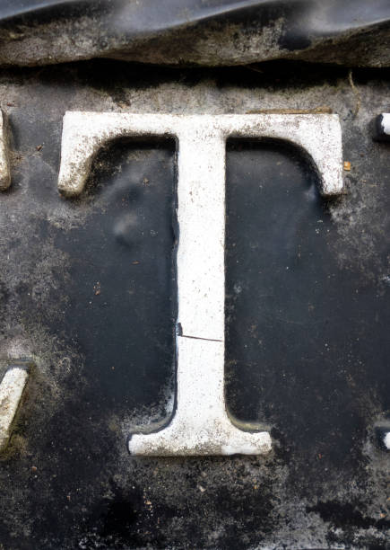 istock Written Wording in Distressed State Typography Found Letter T 1087570588