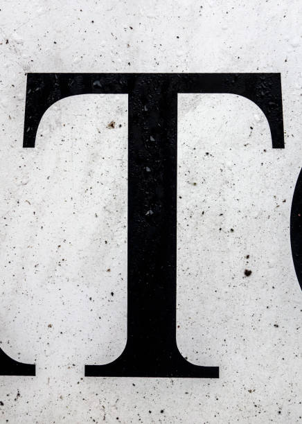 istock Written Wording in Distressed State Typography Found Letter T 1087570724