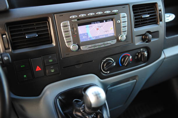 istock controls near the steering wheel in a modern car 1087572598