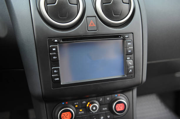 istock controls near the steering wheel in a modern car 1087577430