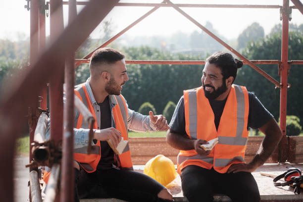 Worksite Break 1,100+ Lunch Worksite Stock Photos, Pictures & Royalty-Free Images - iStock