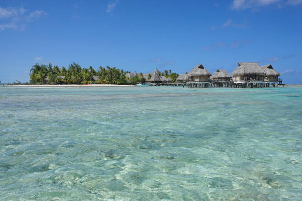 istock Resort with overwater bungalows French Polynesia 1087611516