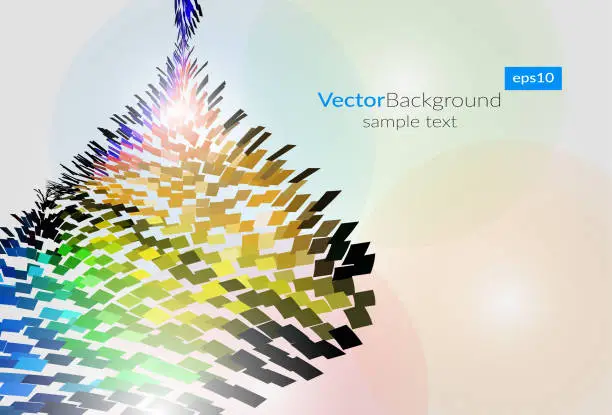 Vector illustration of Colorful abstract background