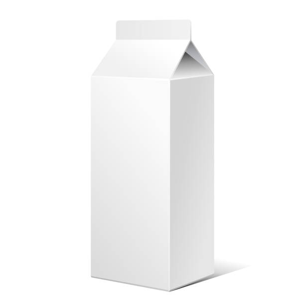 istock Milk Carton Packages Blank White. Ready For Your Design. Product Packing Vector EPS10 1087625314
