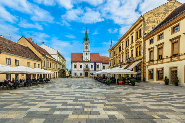 istock Varazdin Croatia city center. 1087625356