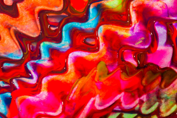 istock Abstract art colourful background. Hand-painted background.  - Image 1087629984