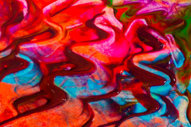 istock Abstract art colourful background. Hand-painted background.  - Image 1087630084
