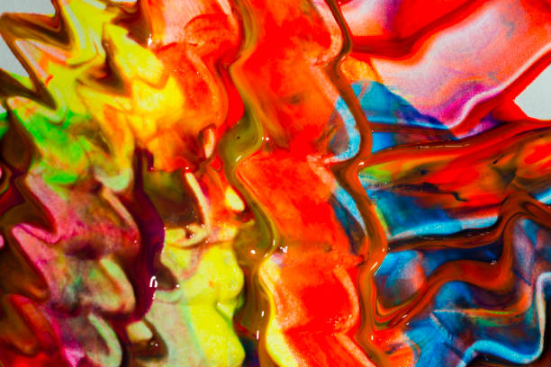 istock Abstract art colourful background. Hand-painted background.  - Image 1087630114