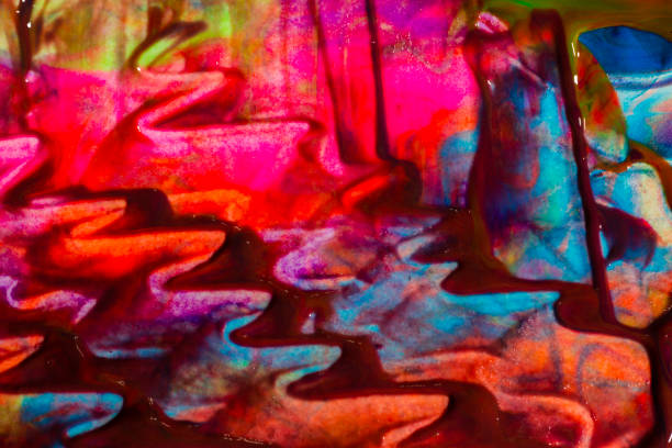 istock Abstract art colourful background. Hand-painted background.  - Image 1087630180
