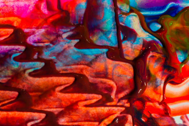 istock Abstract art colourful background. Hand-painted background.  - Image 1087630252