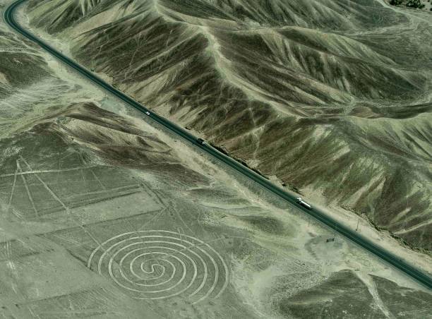 istock Part of the road between Nazca Lines 1087647236