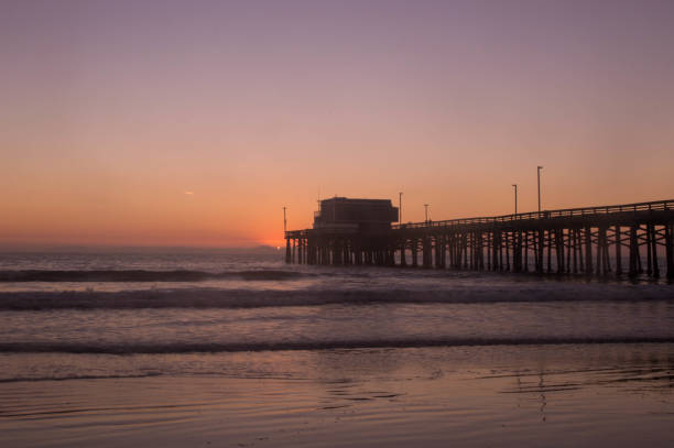 istock Sun sets over the ocean in Newport Beach, CA 1087652020