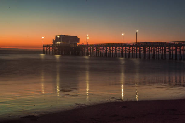 istock Sun sets over the ocean in Newport Beach, CA 1087652194