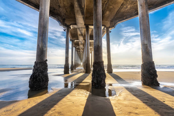 Underside of Huntington Beach pier