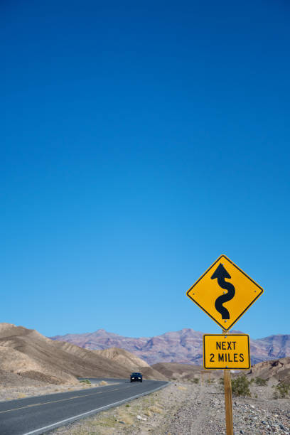 istock Highway going into Death Valley National Park 1087676476